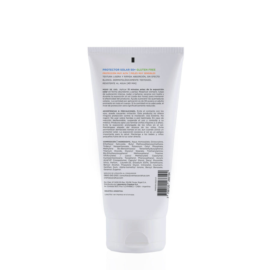 PROTECTOR SOLAR FPS 50+ | GLUTEN FREE